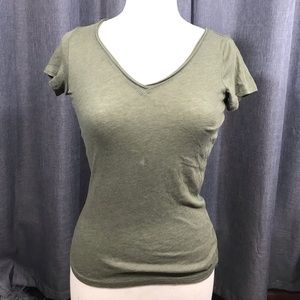 Olive Green Hollister Basic T-Shirt